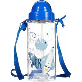 English Home Space Tritan Askılı 500 ml Mavi Çocuk Suluk