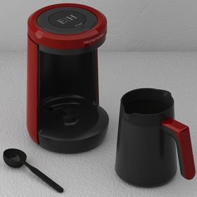 English Home TKM 6002 Çift Taşım Kırmızı Türk Kahvesi Makinesi