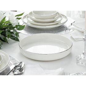 English Home Torino 24 cm Silver Porselen Salata Kasesi