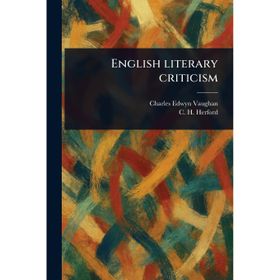 English Literary Criticism - C. E. Vaughan - Kriter Yayınları