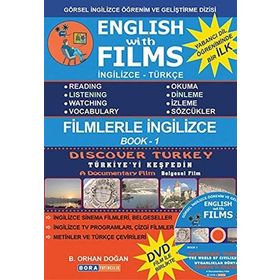 ENGLISH WITH FILMS - BOOK: 1 İNGİLİZCE TÜRKÇE (DVD FILM HEDIYELI) - BEKIR ORHAN DOĞAN