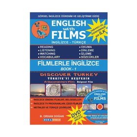 ENGLISH WITH FILMS - BOOK: 1 İNGİLİZCE TÜRKÇE (DVD FILM HEDIYELI) - BEKIR ORHAN DOĞAN