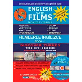 ENGLISH WITH FILMS - BOOK: 1 İNGİLİZCE TÜRKÇE (DVD FILM HEDIYELI) - BEKIR ORHAN DOĞAN