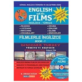 ENGLISH WITH FILMS - BOOK: 1 İNGİLİZCE TÜRKÇE (DVD FILM HEDIYELI) - BEKIR ORHAN DOĞAN