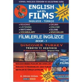 ENGLISH WITH FILMS - BOOK: 1 İNGİLİZCE TÜRKÇE (DVD FILM HEDIYELI) - BEKIR ORHAN DOĞAN