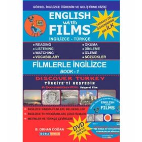 ENGLISH WITH FILMS - BOOK: 1 İNGİLİZCE TÜRKÇE (DVD FILM HEDIYELI) - BEKIR ORHAN DOĞAN