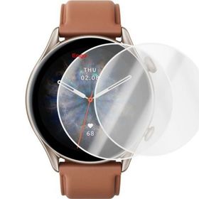 Engo Amazfit GTR 3 Pro Tam Kaplama TPU Film 2 Adet Ekran Koruyucu