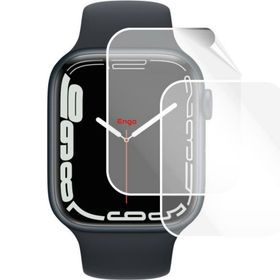 Engo Apple Watch 7 45 mm Şeffaf Esnek TPU Film 2 Adet Ekran Koruyucu