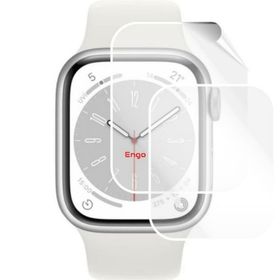 Engo Apple Watch 8 41 mm Şeffaf Esnek TPU Film 2 Adet Ekran Koruyucu