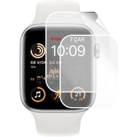 Engo Apple Watch SE 44 mm Şeffaf TPU Film 2 Adet Ekran Koruyucu