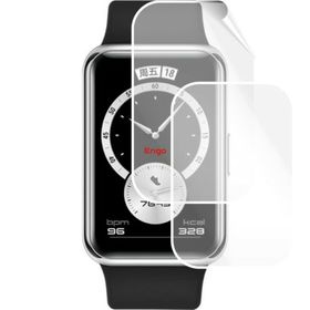 Engo Huawei Watch Fit Elegant Şeffaf TPU Film 2 Adet Ekran Koruyucu
