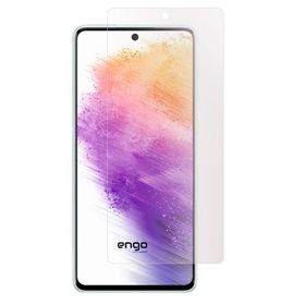 Engo Samsung Galaxy A73 ile Uyumlu Mat Nano Şeffaf Ekran Koruyucu
