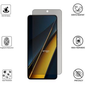 Engo Xiaomi Poco X6 ile Uyumlu Hayalet Şeffaf Ekran Koruyucu