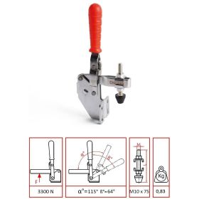 Enigma 1210 UFA Dikey Pozisyon Alın Taban Klemp