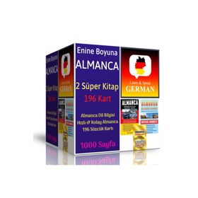 Enine Boyuna Almanca Kitap Seti 1000 Sayfalık Enine Boyuna Almanca