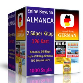 Enine Boyuna Almanca Kitap Seti 1000 Sayfalık Enine Boyuna Almanca