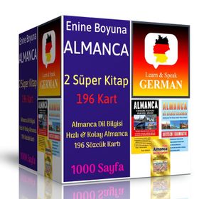 Enine Boyuna Almanca Kitap Seti 1000 Sayfalık Enine Boyuna Almanca