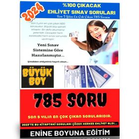 Enine Boyuna Eğitim %100 Çıkacak Ehliyet Soruları