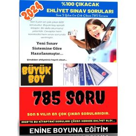 Enine Boyuna Eğitim %100 Çıkacak Ehliyet Soruları