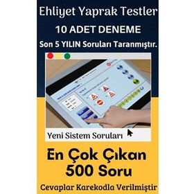 Enine Boyuna Eğitim 10’lu Ehliyet Deneme Yaprak Test