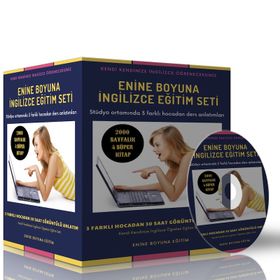 Enine Boyuna İngilizce Eğitim Seti 30 Saat Anlatım ve 2000 Sayfalık Kitap
