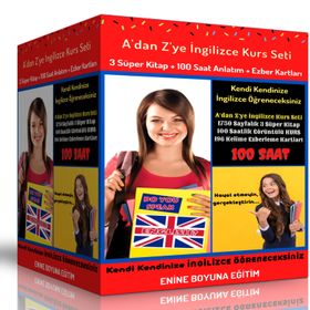 Enine Boyuna İngilizce Eğitim Seti