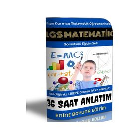 Enine Boyuna Lgs Görüntülü Matematik Eğitim Seti (38 Saat Özel Anlatım)