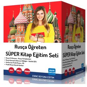 Enine Boyuna Rusça Kitap Seti 2500 Sayfalık 4 Kitap Seti