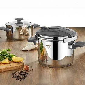 Enio Matik 4+6 L 4 Parça Paslanmaz Çelik Düdüklü Tencere Seti
