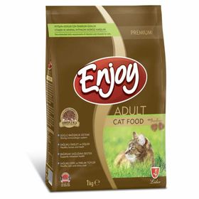 Enjoy 1 kg Yetişkin Renkli Kedi Maması
