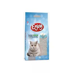 Enjoy 10 lt Marsilya Sabunu Kokulu Topaklanan Bentonit Doğal Kedi Kumu