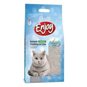 Enjoy 10 lt Marsilya Sabunu Kokulu Topaklanan Bentonit Doğal Kedi Kumu
