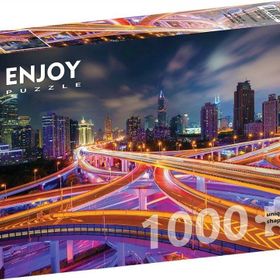 Enjoy 1000 Parça Gece Şangay Şehir Merkezi Puzzle