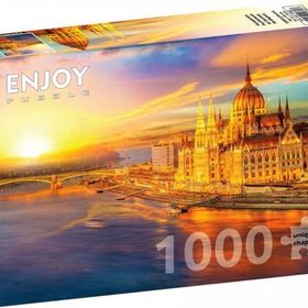 Enjoy 1000 Parça Gün Batımında Macaristan Parlamentosu Puzzle