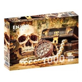 Enjoy 1000 Parça Korsan Kaptanın Masası Puzzle