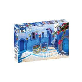 Enjoy 1000 Parçalık Fas'ta Turkuaz Sokak Puzzle