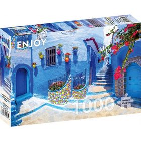 Enjoy 1000 Parçalık Fas'ta Turkuaz Sokak Puzzle