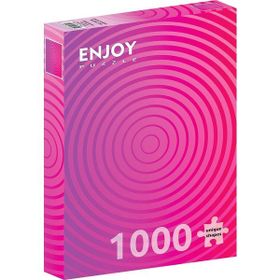 Enjoy 1000 Parçalık Mor Pembe Daire Gradyan Puzzle