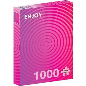 Enjoy 1000 Parçalık Mor Pembe Daire Gradyan Puzzle