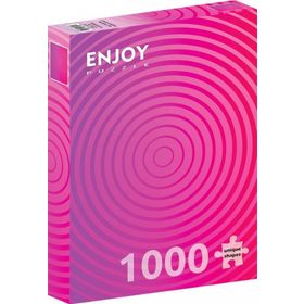 Enjoy 1000 Parçalık Mor Pembe Daire Gradyan Puzzle