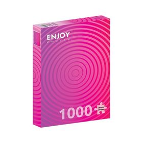 Enjoy 1000 Parçalık Mor Pembe Daire Gradyan Puzzle