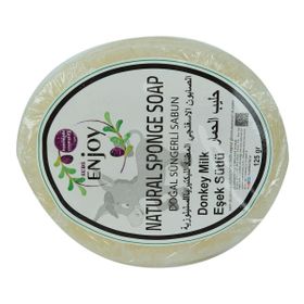 Enjoy 125 gr Doğal Süngerli Eşek Sütü Sabunu