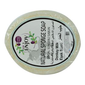 Enjoy 125 gr Doğal Süngerli Eşek Sütü Sabunu