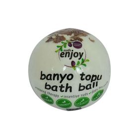 Enjoy Beyaz Gül El Yapımı Beyaz 90-120 gr Banyo Topu Sabunu