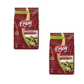 Enjoy Kuzulu Pirinçli 2x3 kg Yetişkin Köpek Maması