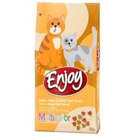 Enjoy Multi Color Tavuklu 10 kg Yetişkin Kedi Maması