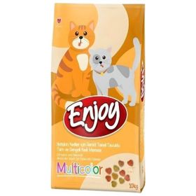 Enjoy Multi Color Tavuklu 10 kg Yetişkin Kedi Maması
