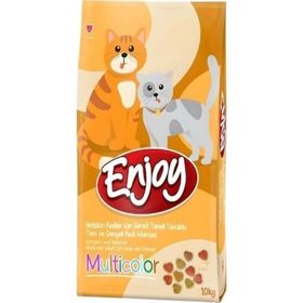 Enjoy Multi Color Tavuklu 10 kg Yetişkin Kedi Maması