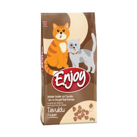 Enjoy Multi Color Tavuklu 10 kg Yetişkin Kedi Maması