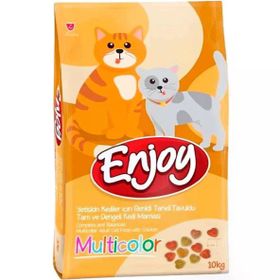 Enjoy Multicolor Tavuklu 10 kg Kedi Maması